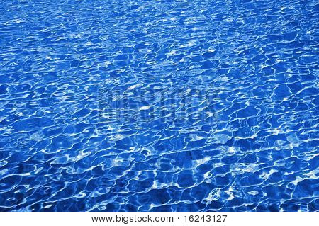 sfondo è costituito da un primo piano delle onde dell'acqua
