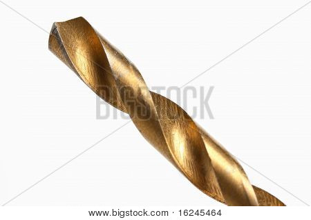 Świder złoty Bit wiertło świder w tle