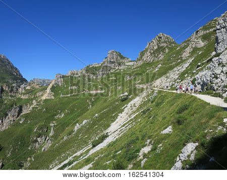peaks mountains Valli del Pasubio Trentino Italy