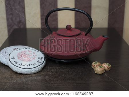On The Table Is Chinese Tea 