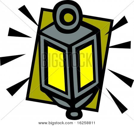 gammel lampe