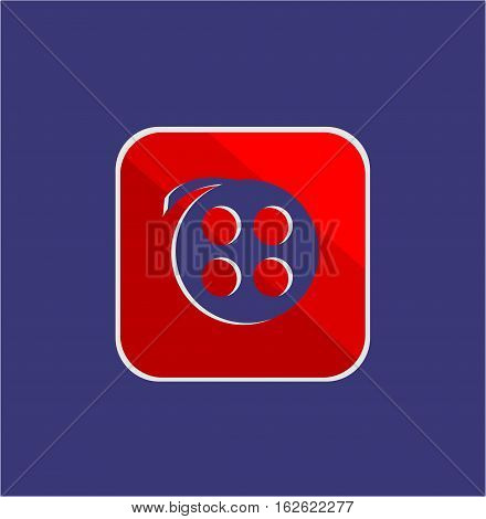 movie player icon with vector and illustration graphic for your icons, sign, symbol, logo, and background