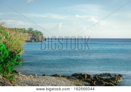 Beach On A Caribbean Island