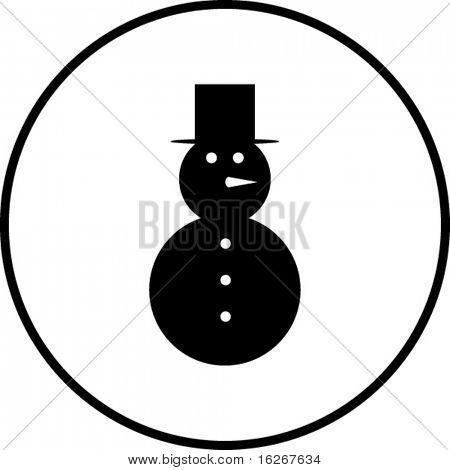 simbolo del pupazzo di neve