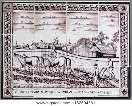 Dutch Tile From The 16Th To The 18Th Century