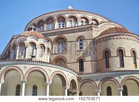 the Monastery of Saint Nectarios in Aegina island Greece