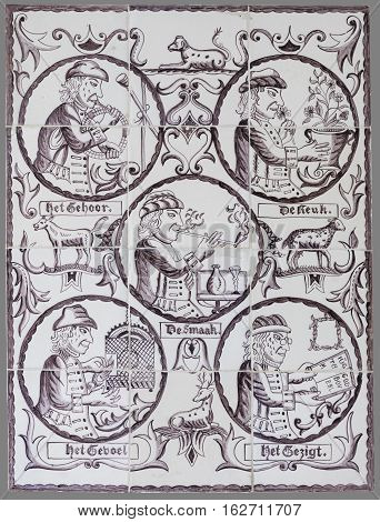 Dutch Tile From The 16Th To The 18Th Century