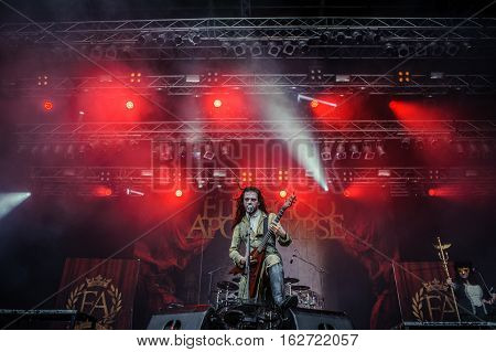 TOLMIN, SLOVENIA - JULY 25TH: ITALIAN METAL BAND FLESHGOD APOCALYPSE PERFORMING AT METALDAYS FESTIVAL ON JULY 25TH, 2016 IN TOLMIN, SLOVENIA