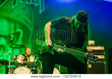 TOLMIN, SLOVENIA - JULY 25TH: AMERICAN THRASH METAL BAND SACRED REICH PERFORMING AT METALDAYS FESTIVAL ON JULY 25TH, 2016 IN TOLMIN, SLOVENIA