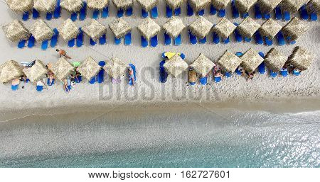 Aerial View Of The Beaches Of Greek Island Of Milos Island