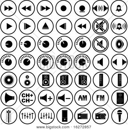 audio- og ikon samling