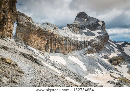 Roland Gap Cirque de Gavarnie in the Pyrenees