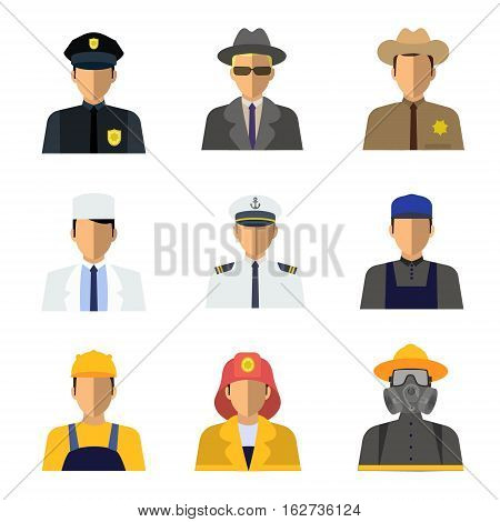 Big Set Of Different Professions