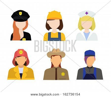 Big Set Of Different Professions