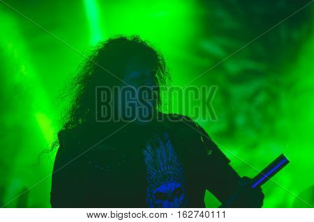TOLMIN, SLOVENIA - JULY 25TH: AMERICAN THRASH METAL BAND TESTAMENT PERFORMING AT METALDAYS FESTIVAL ON JULY 25TH, 2016 IN TOLMIN, SLOVENIA