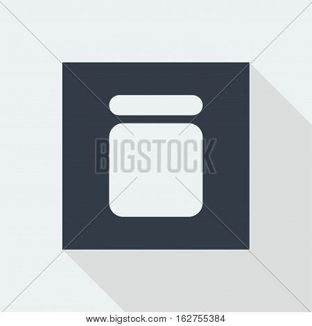 button studio music icon flat design, web seo icon