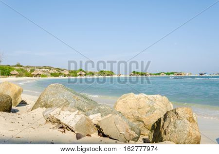 Amazing View From Baby Beach On Aruba Island