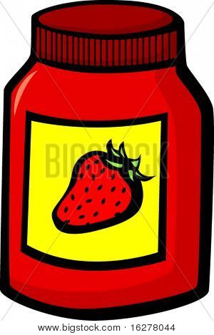 ขวด marmalade สตรอเบอร์รี่