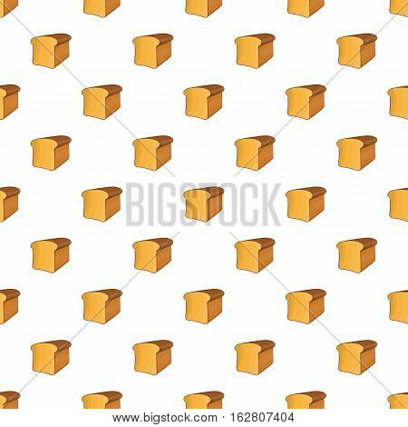 Bread pattern. Cartoon illustration of bread vector pattern for web