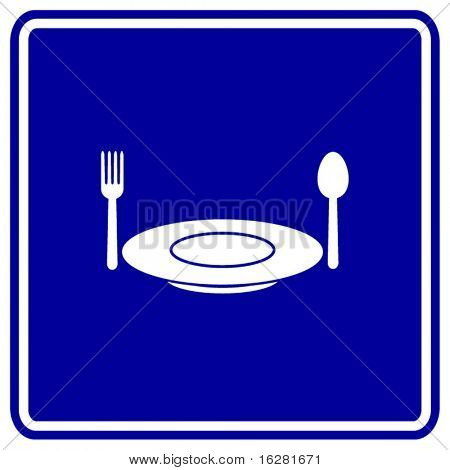 สัญลักษณ์ช้อนส้อมจาน