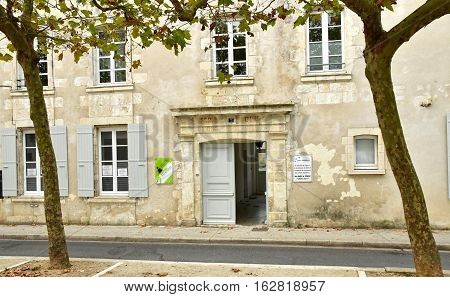 La Flotte France - september 27 2016 : the picturesque village in autumn