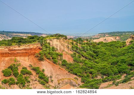 Olduvai Gorge is a cradle of mankind, Tanzania, Africa