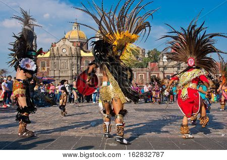 Day Of The Virgin Of Guadalupe In Mexico City
