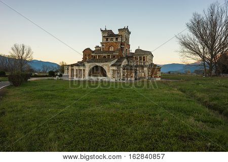 Church At Ancient Mantineia, Arcadia, Peloponnese, Greece