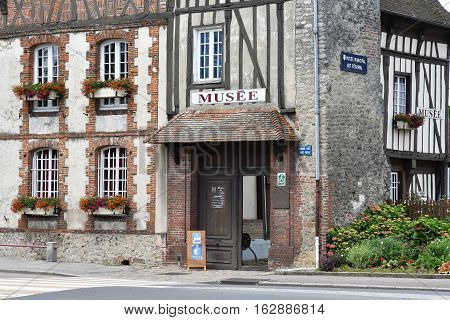Neufchatel en Bray France - june 23 2016 : the Mathon Durand museum