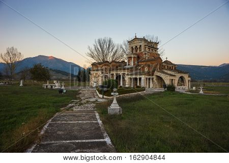 Church At Ancient Mantineia, Arcadia, Peloponnese, Greece