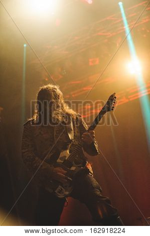 TOLMIN, SLOVENIA - JULY 26TH: SWEDISH BLACK METAL BAND MARDUK PERFORMING AT METALDAYS FESTIVAL ON JULY 26TH, 2016 IN TOLMIN, SLOVENIA