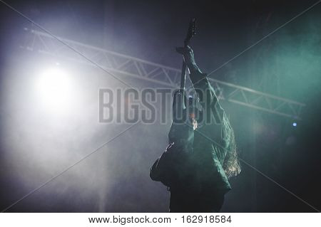 TOLMIN, SLOVENIA - JULY 26TH: SWEDISH BLACK METAL BAND MARDUK PERFORMING AT METALDAYS FESTIVAL ON JULY 26TH, 2016 IN TOLMIN, SLOVENIA