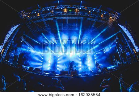 TOLMIN, SLOVENIA - JULY 27TH: METAL BAND DIE APOKALYPTISCHEN REITER PERFORMING AT METALDAYS FESTIVAL ON JULY 27TH, 2016 IN TOLMIN, SLOVENIA