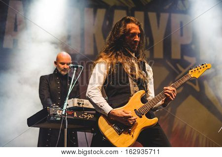 TOLMIN, SLOVENIA - JULY 27TH: METAL BAND DIE APOKALYPTISCHEN REITER PERFORMING AT METALDAYS FESTIVAL ON JULY 27TH, 2016 IN TOLMIN, SLOVENIA
