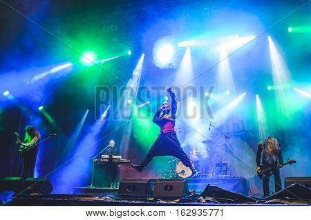 TOLMIN, SLOVENIA - JULY 27TH: METAL BAND DIE APOKALYPTISCHEN REITER PERFORMING AT METALDAYS FESTIVAL ON JULY 27TH, 2016 IN TOLMIN, SLOVENIA