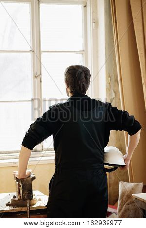 Photography of a civil engineer at consruction site