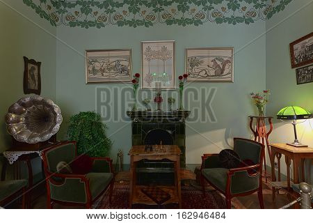 Living Room Of The 19Th Century