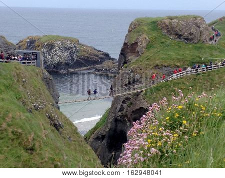 Rope Bridge, Carrick-a-rede, County Antrim, Northern Ireland