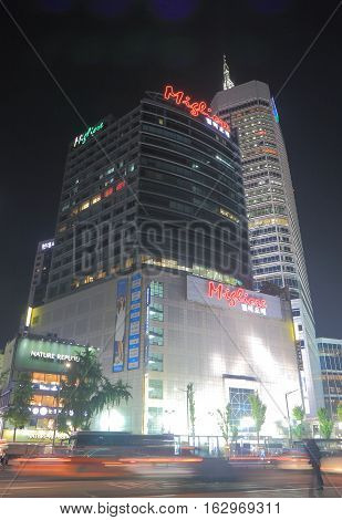 SEOUL SOUTH KOREA - OCTOBER 19, 2016: Migliore shopping mall in Seoul. Migliore is a chain of department stores in South Korea specialising in clothing and fashion accessories
