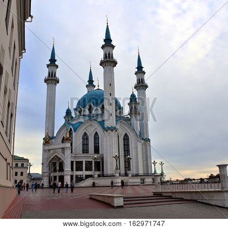 Qolsharif Mosque in Kazan Kremlin Tatarstan Russia