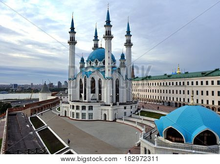 Qolsharif Mosque in Kazan Kremlin Tatarstan Russia