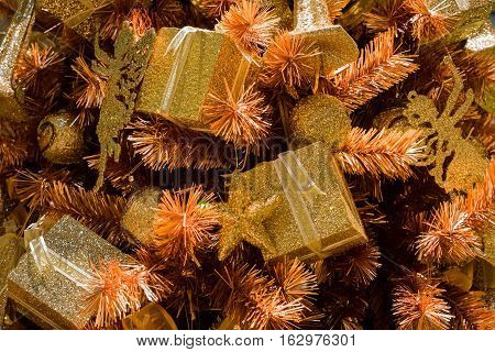 Close Up Of Luxury Christmas Tree Ornament