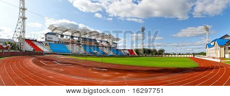 Fußballstadion in Wizebsk, Weißrussland