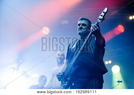 NOVI SAD, SERBIA - DECEMBER 10TH: PUNK BAND GOBLINI PERFORMING ON KONCERT GODINE 2016, IN NOVI SAD, SERBIA