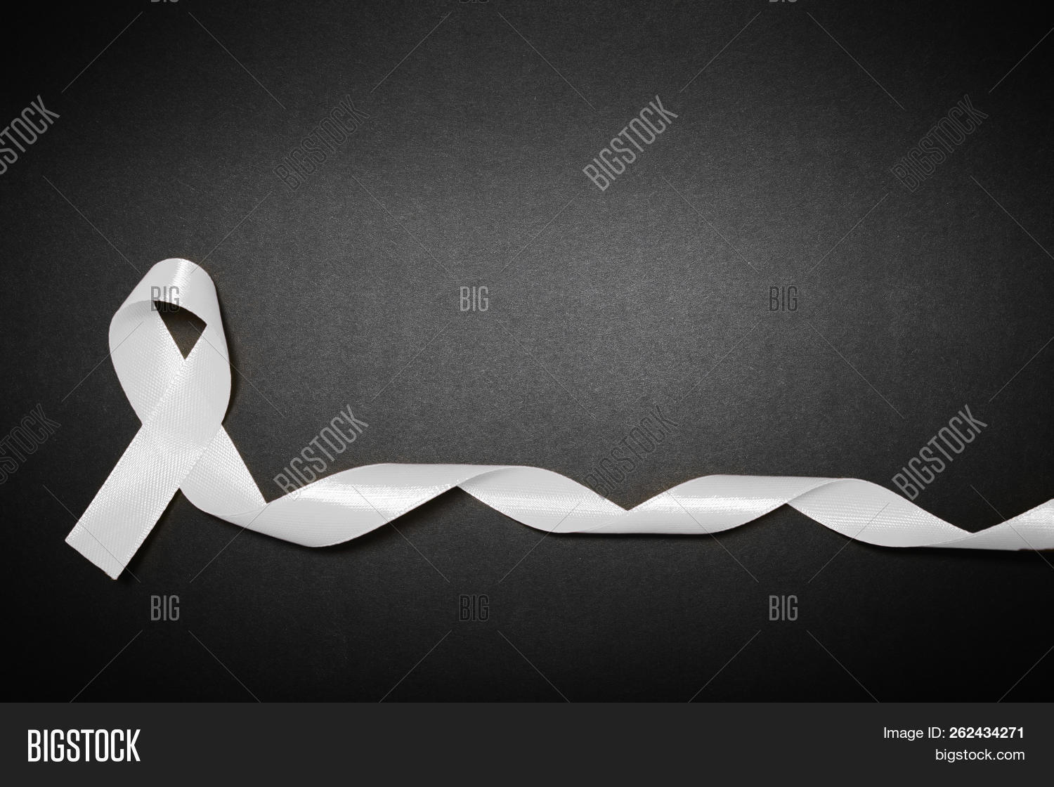 Lung Cancer Ribbon Image Photo Free Trial Bigstock