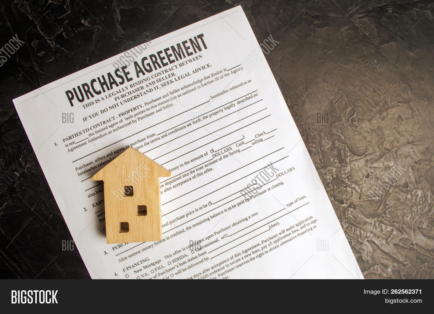 Purchase Agreement Image Photo Free Trial Bigstock