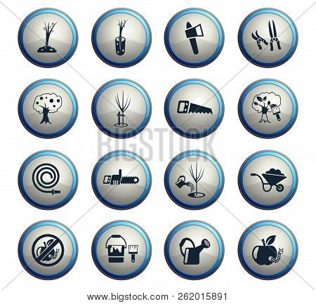 Gardening Web Icons For User Interface Design