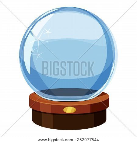 Magic Ball Icon. Cartoon Illustration Of Magic Ball Icon For Web