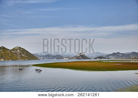 Skadar Lake. National Park. Famous Place. Montenegro. Summer