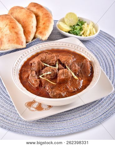 Beef Korma, A Pure Anglo Indian Recipe Dish Having Spicy Aromatic Taste.